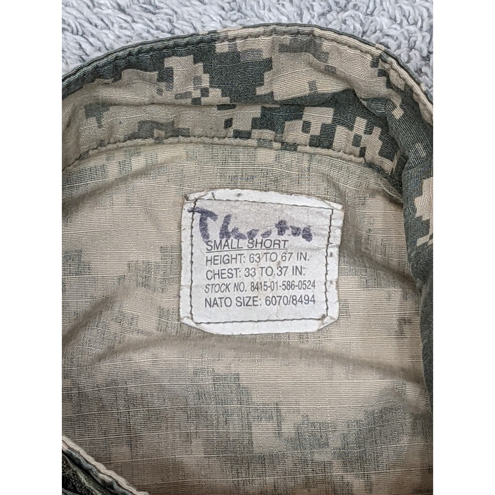 US ARMY Propper Military Digital Camo Zip Up Jacket Small/Reg 8415-01-519-8599 - Picture 7 of 16